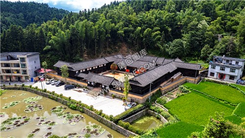 鸭田战斗指挥所全貌航拍