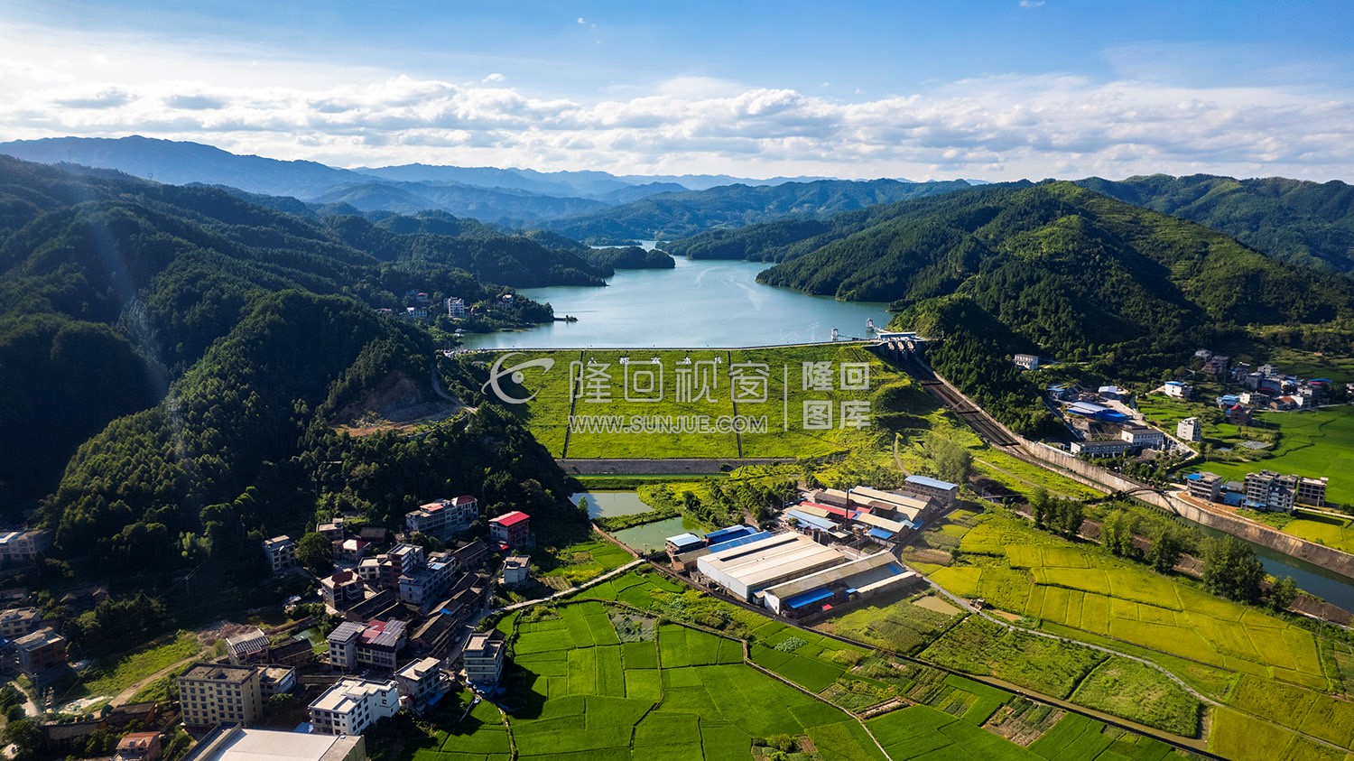 隆回六都寨水库-魏源湖