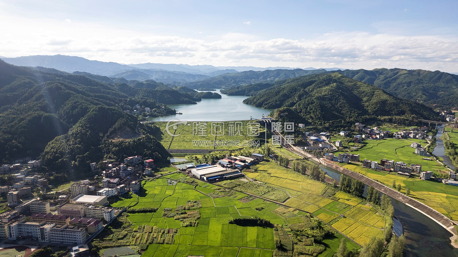 隆回六都寨水库-魏源湖