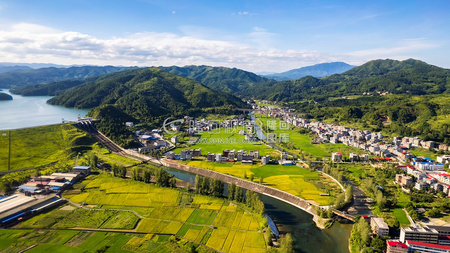 隆回六都寨水库-魏源湖