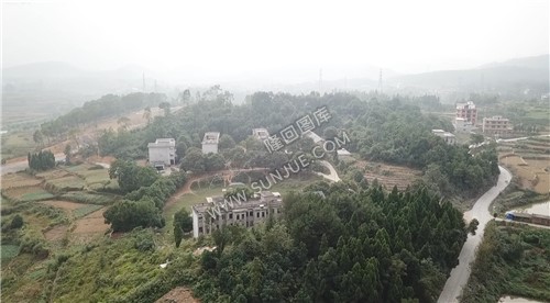 学校校园航拍-五里中学-未改造前老校园