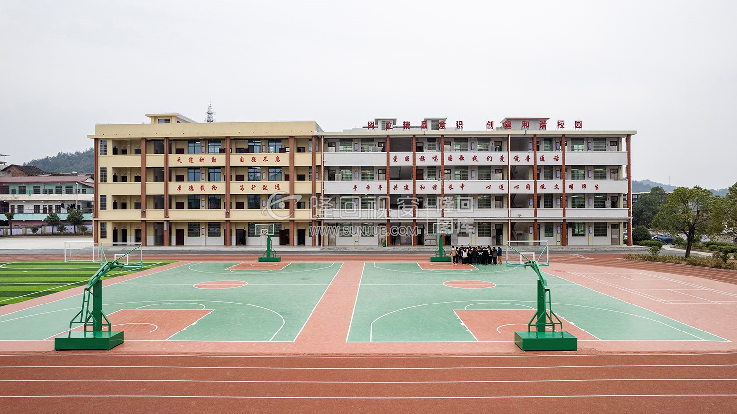 学校教学楼-长铺中学