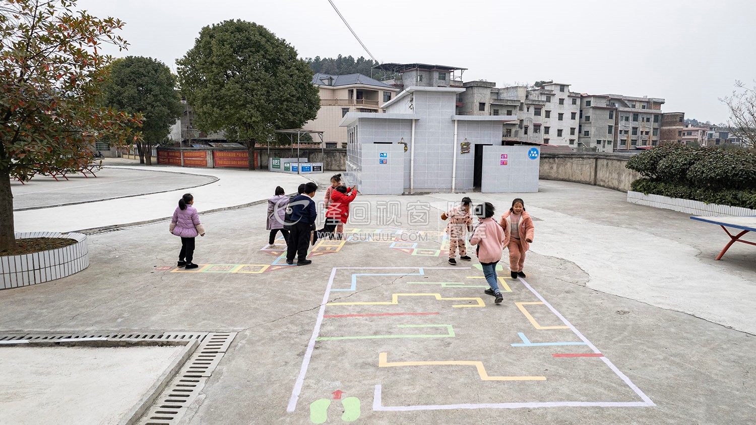课间格子游戏-红光小学-隆回县三阁司镇红光居委会