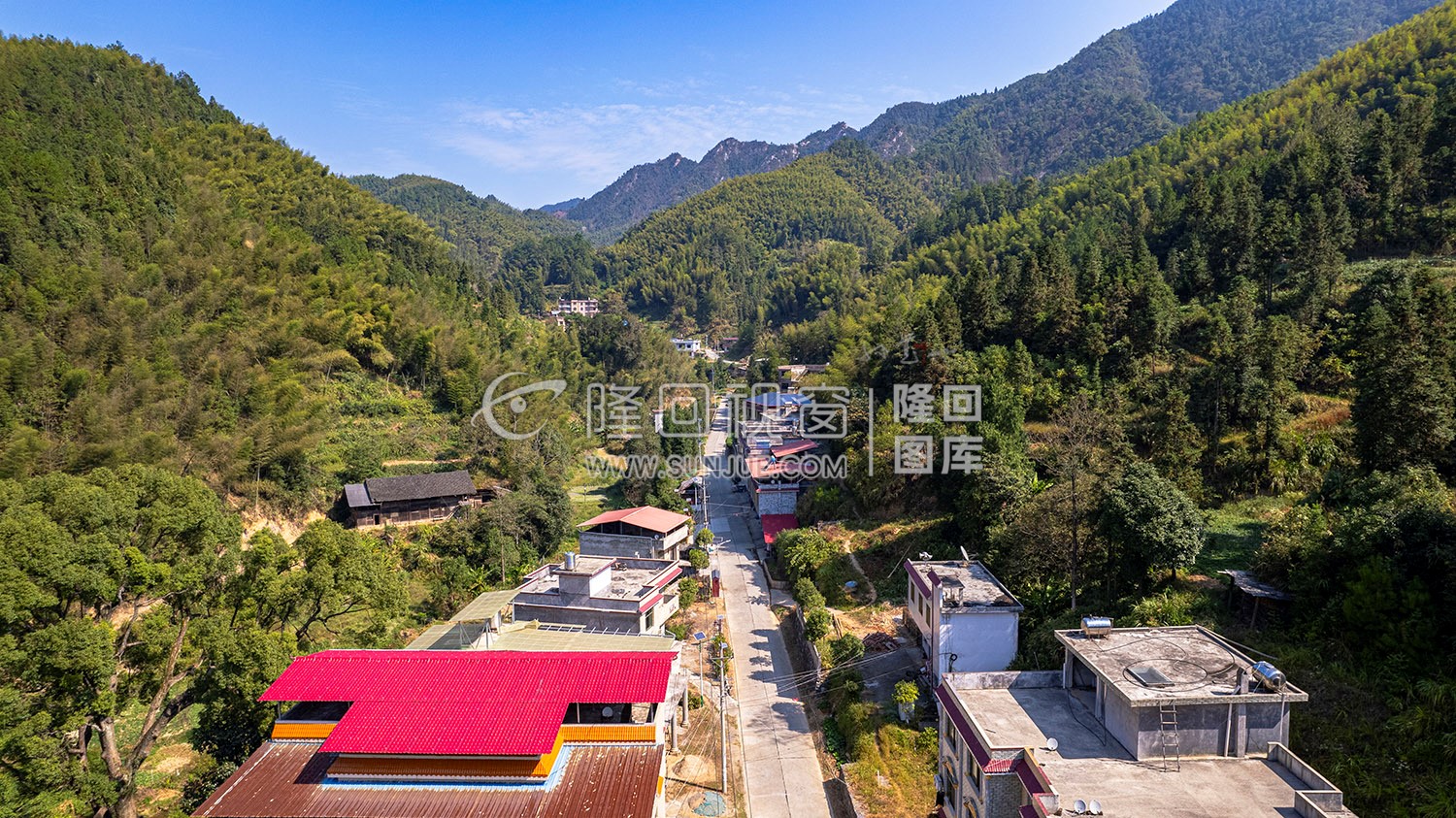 香溪村村落航拍