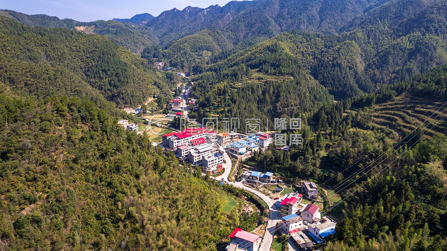 香溪村村落航拍