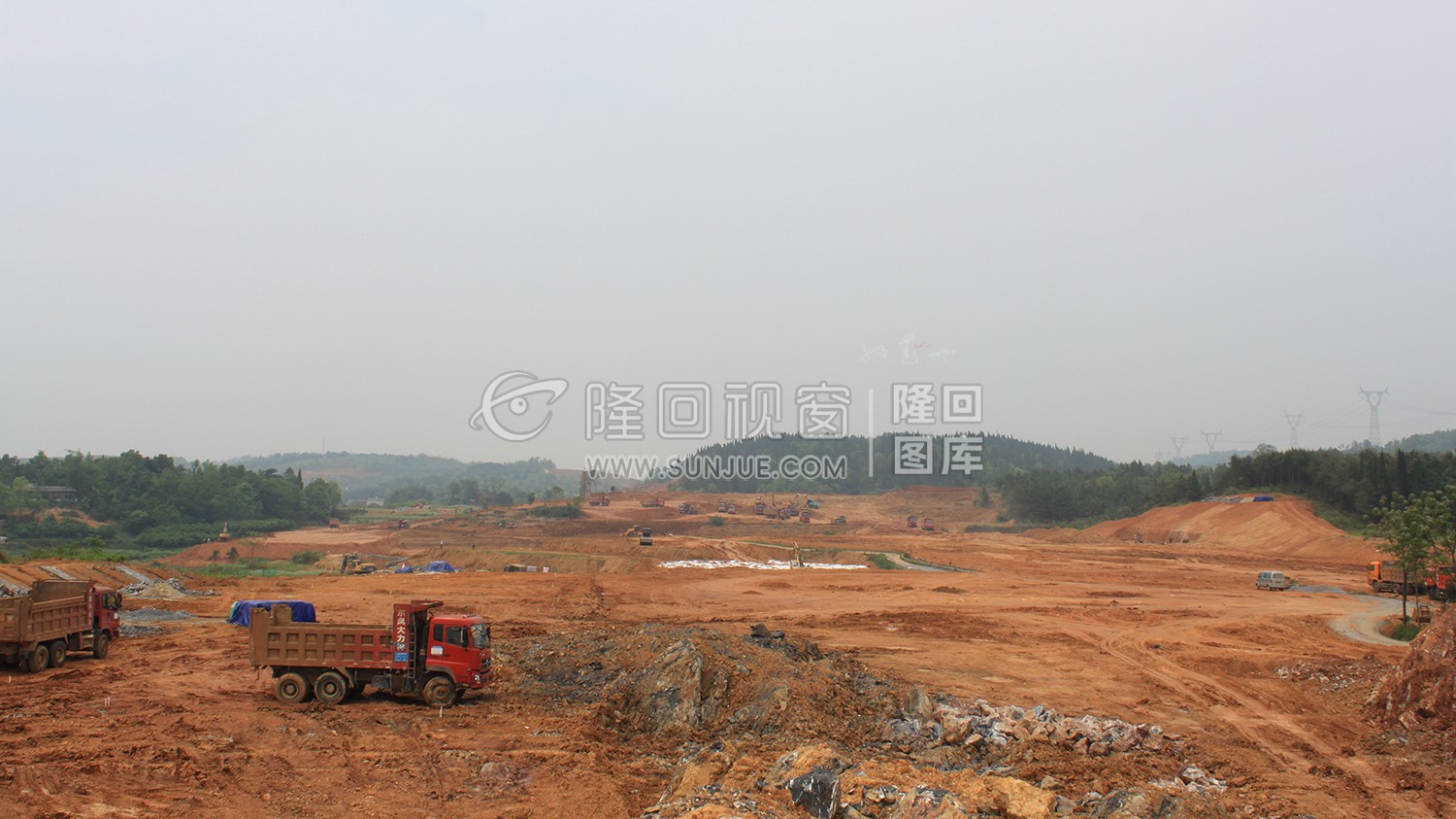 隆回高铁站-线路开挖工地实拍