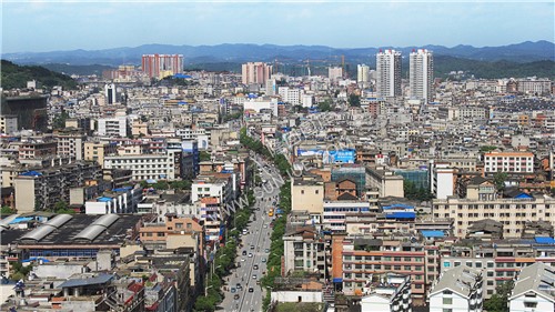 主城区-隆回县城-赧水河岸两边