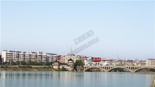 隆回县城-赧水河岸两边