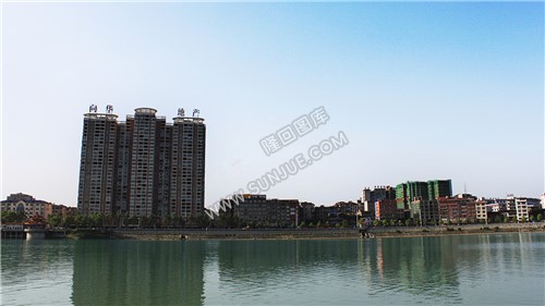 隆回县城-赧水河岸两边