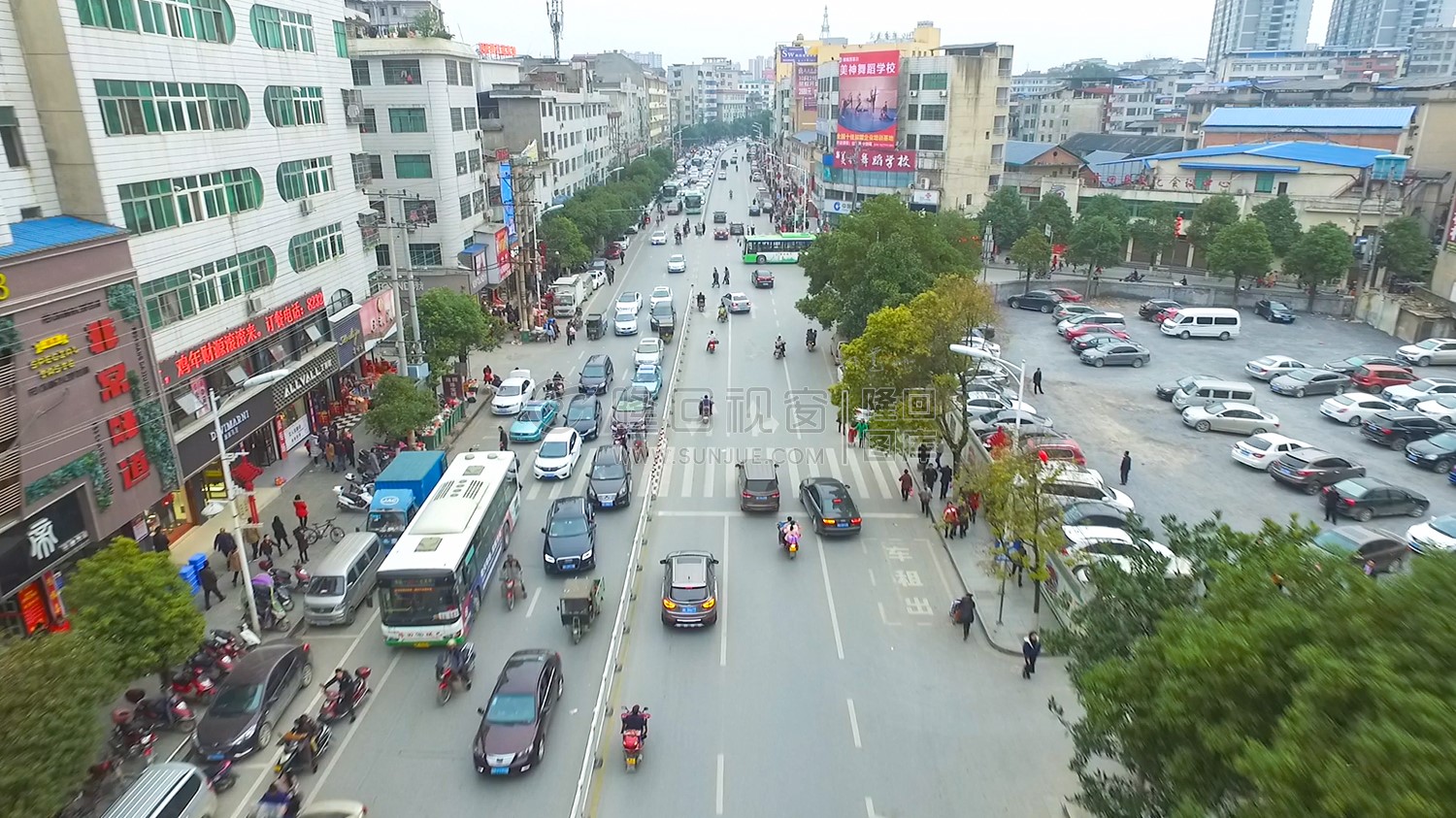 北山岔路口-桃洪中路-隆回县城-2017年春节期间