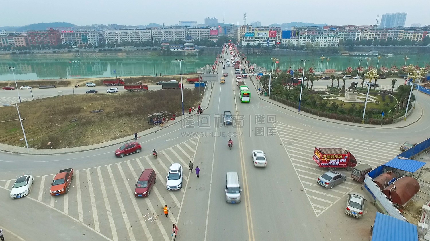 隆回大桥桥头南-隆回县城-2017年春节期间