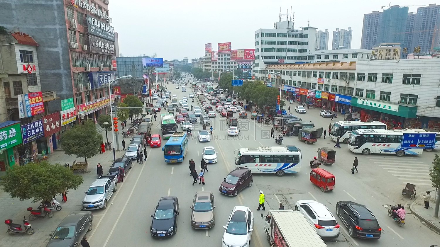 隆回总站出口-隆回县城-2017年春节期间