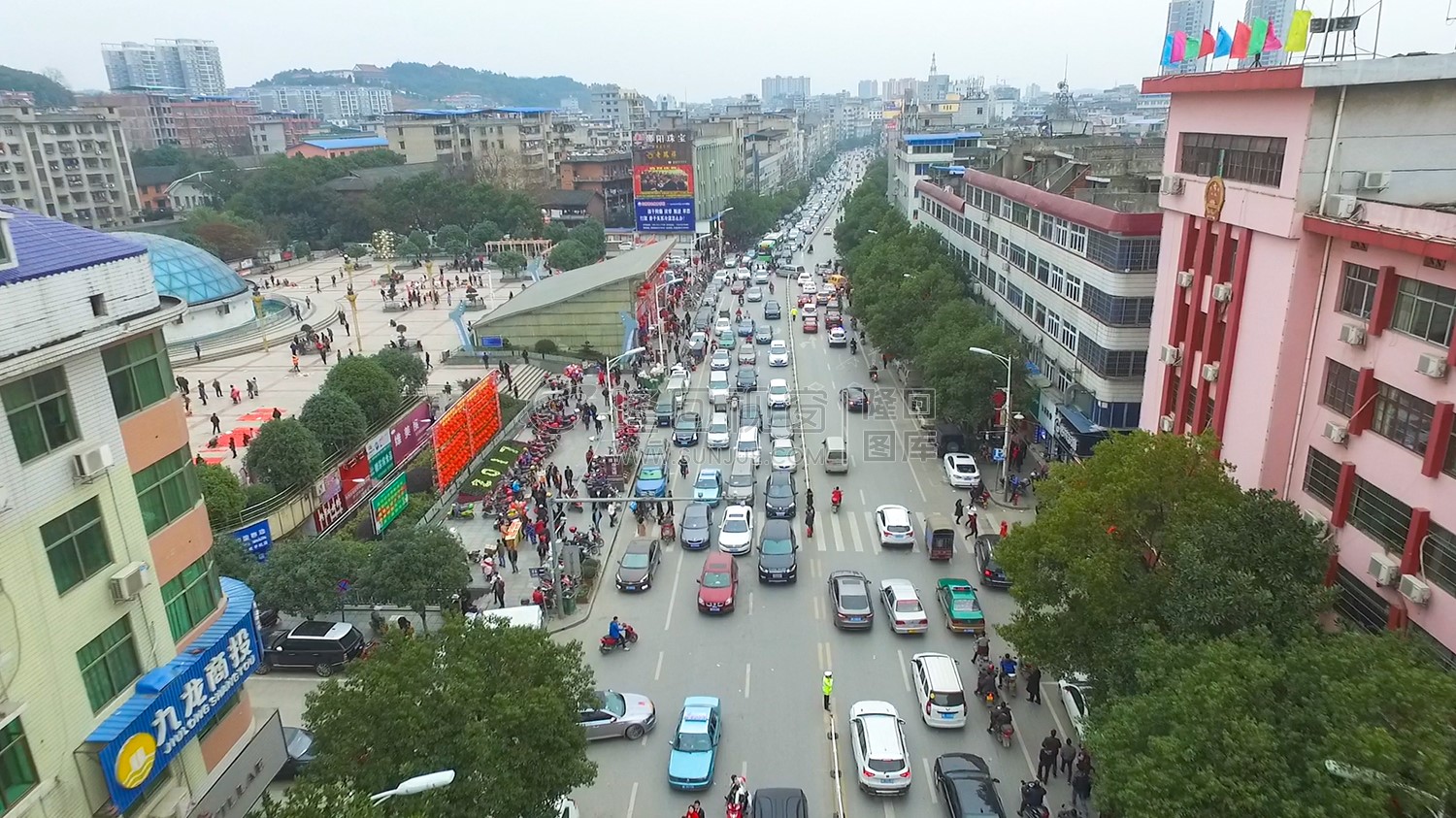 桃洪中路-九龙广场-隆回县城-2017年春节期间