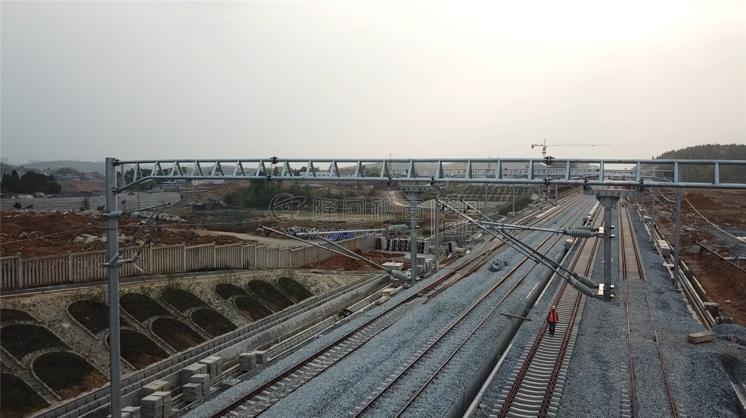 隆回高铁站-建设中实拍-主楼已经修建