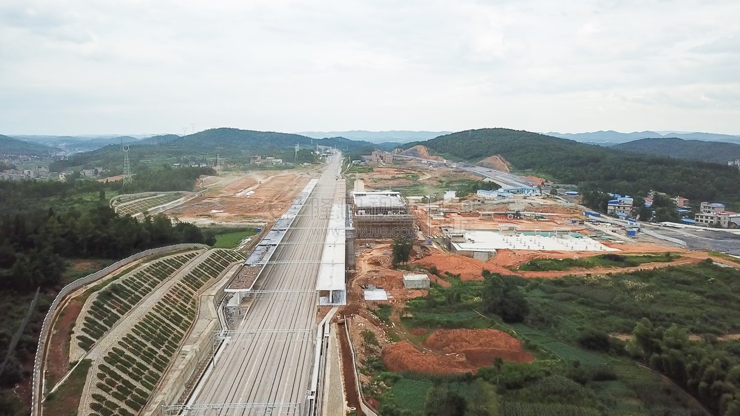 隆回高铁站-建设中实拍