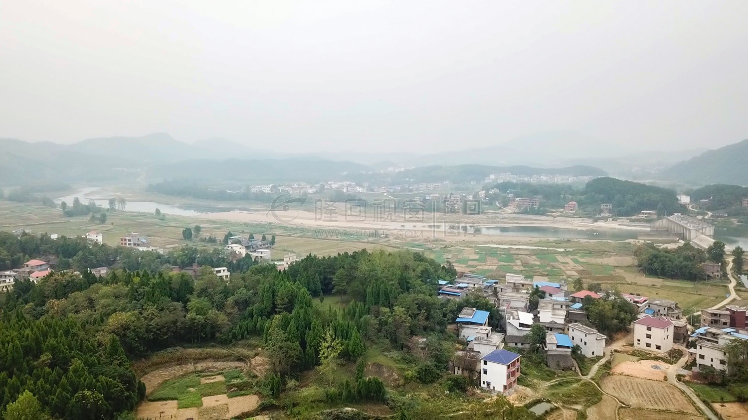 天子山村看中洲村-中洲电站