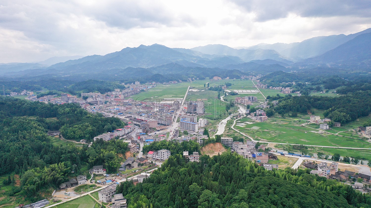 金石桥镇-航拍