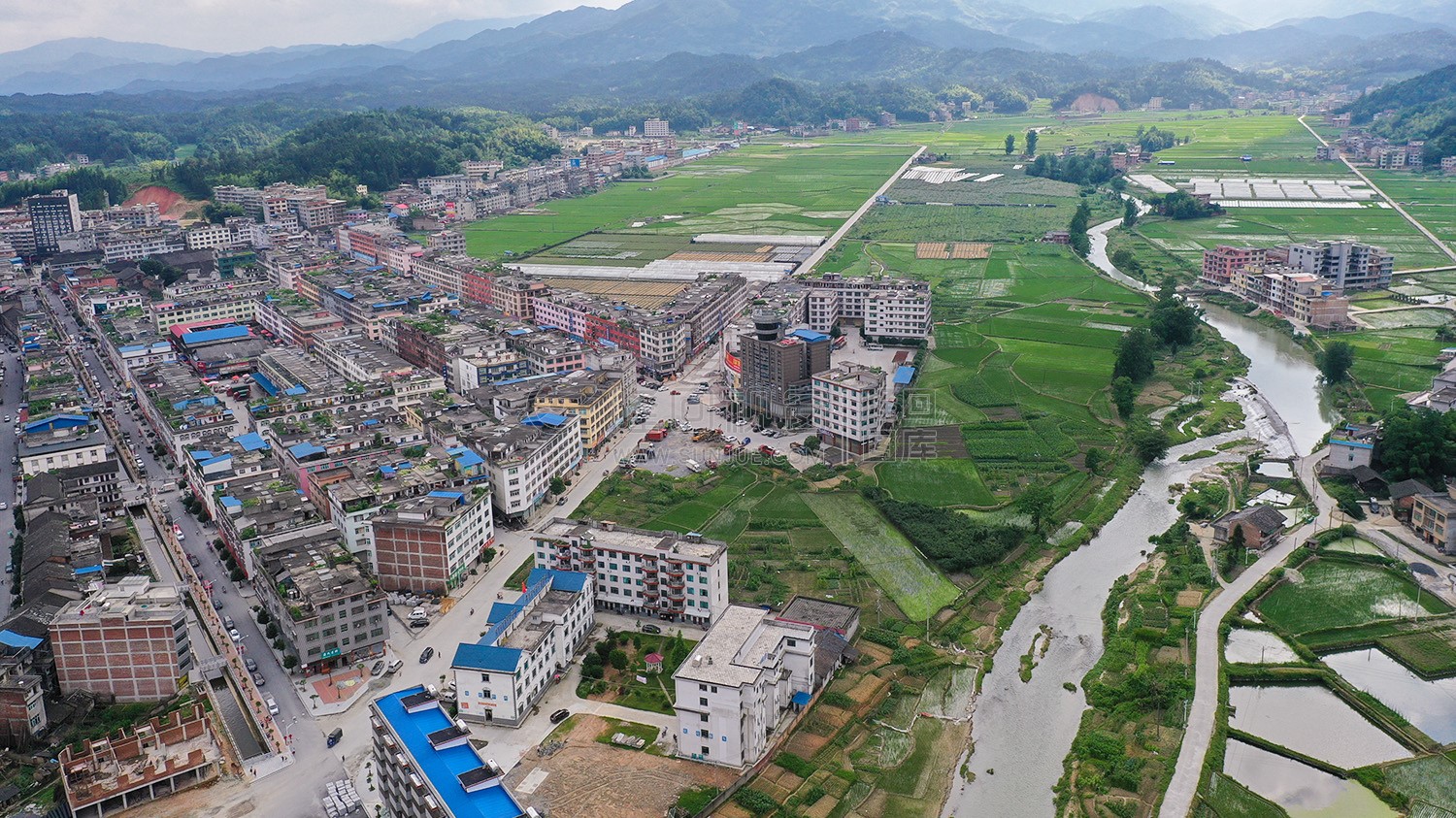 金石桥镇-航拍