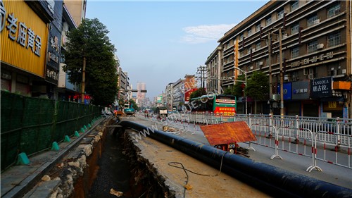 隆回地下街人防工程-管道铺设
