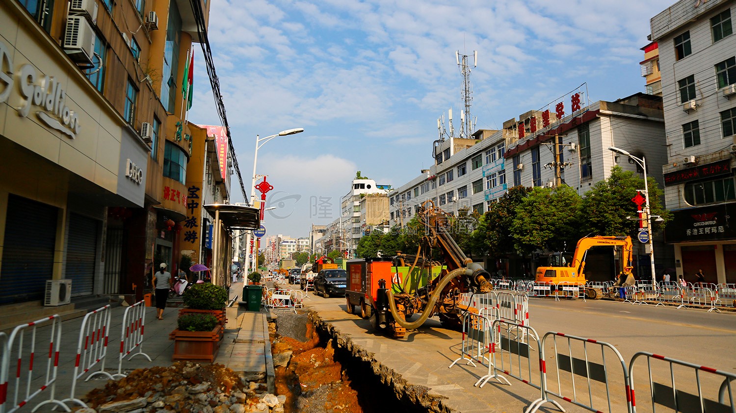林业局门前-隆回地下街人防工程