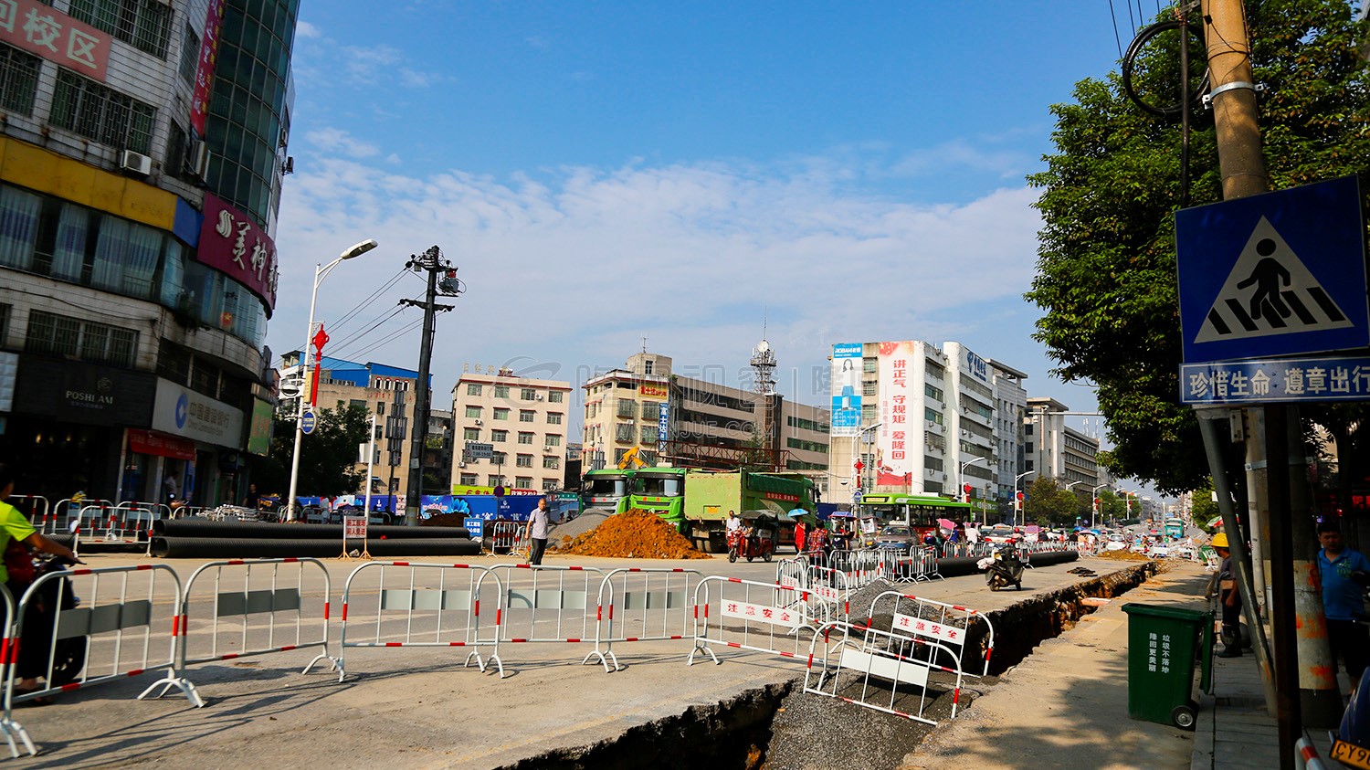 梨子园路口-隆回地下街人防工程