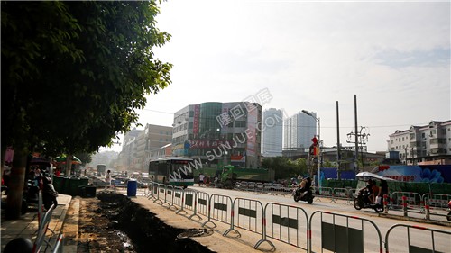 电信公司对面-隆回地下街人防工程-管道铺设