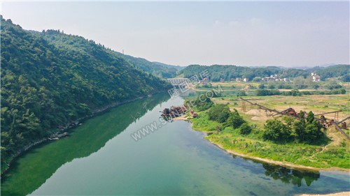 上游的中洲电站发电站