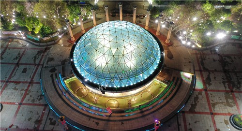 隆回县城夜景-疫情期间