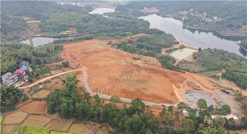 建设种的沐仙湖