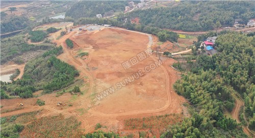 建设种的沐仙湖