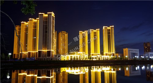 江语城夜景灯光