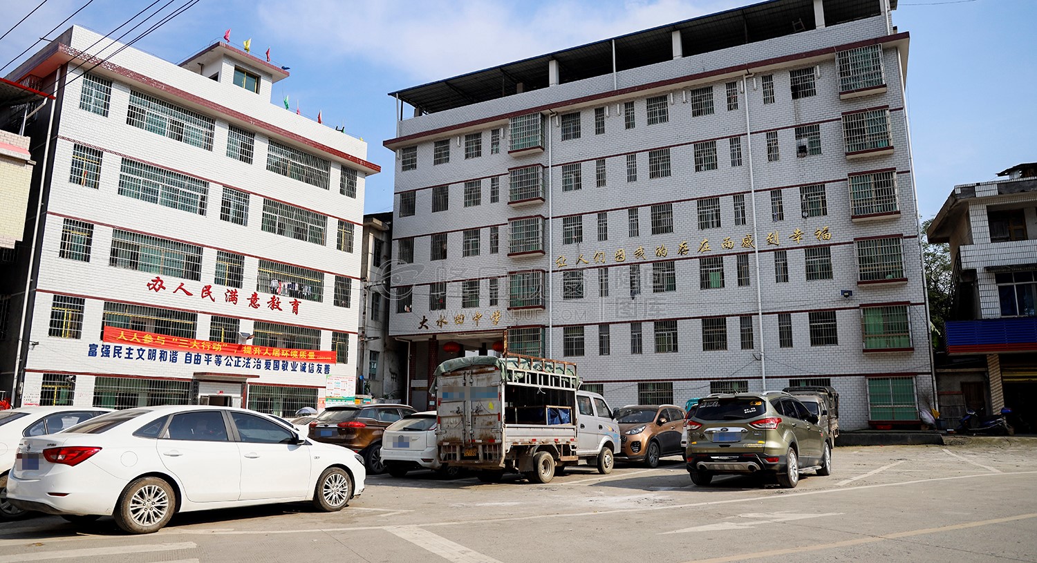 大水田乡，山清水秀