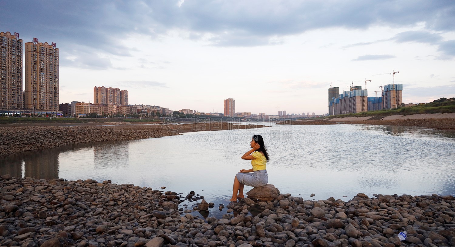隆回赧水河中风光