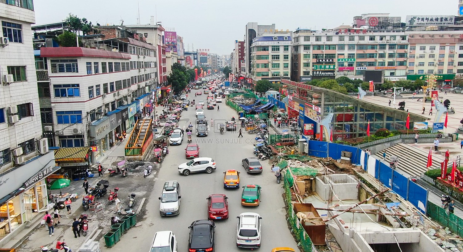 隆回桃洪中路国庆交通情况
