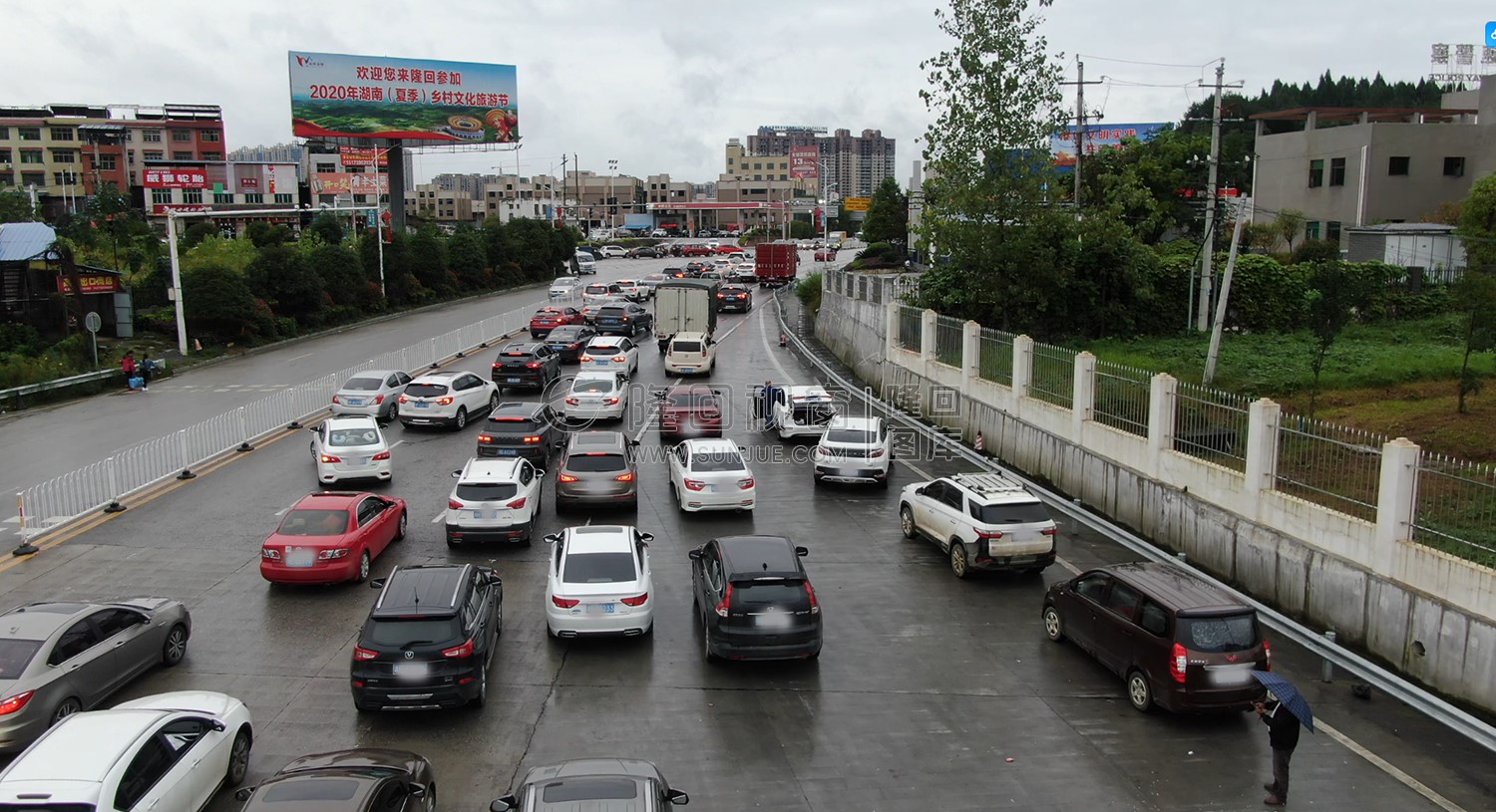 收费站二桥方向路口