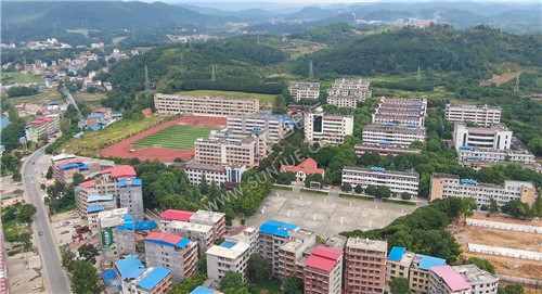 航拍学校