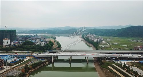 航拍阅江府方向