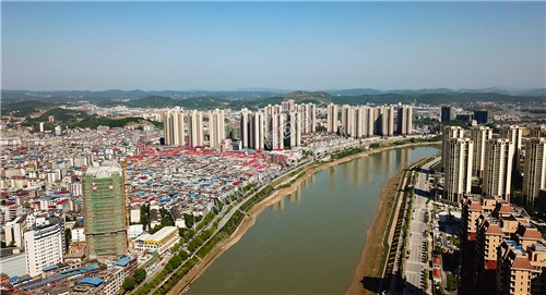 人民医院新住院楼、辰河世家方向