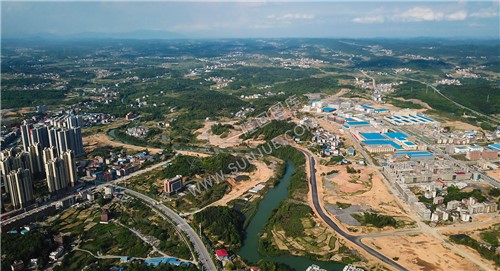 雨山方向高空航拍