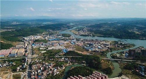 北山方向高空俯瞰