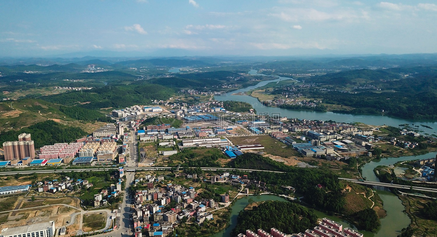 北山方向高空俯瞰