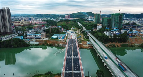 紫霞园大桥通车在即