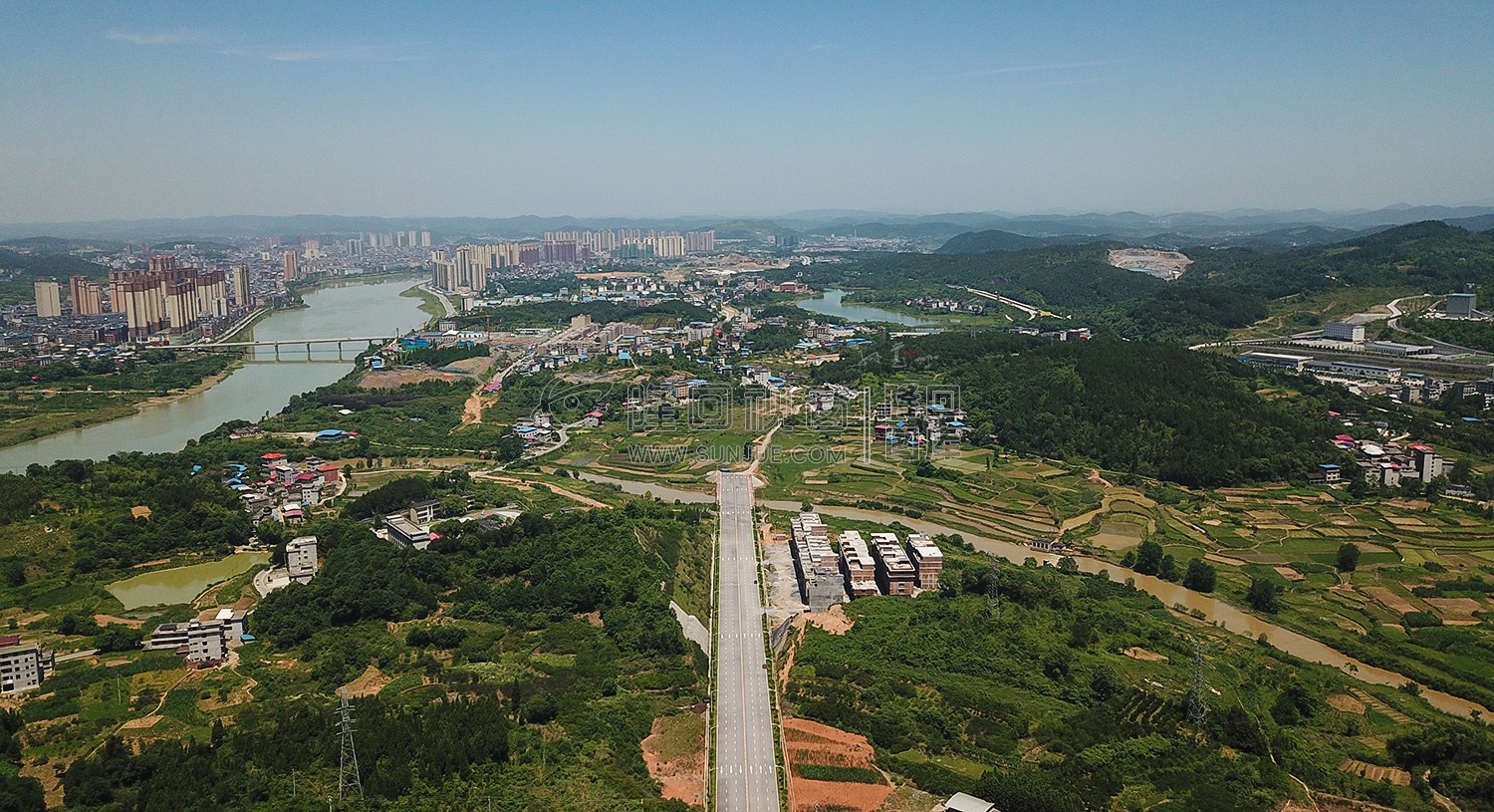 环城西路南段看城南区域