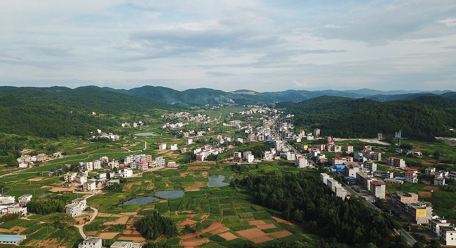 田坝村 龙河村方向