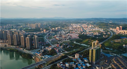阅江府方向看学校