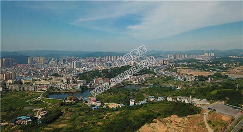 荷叶塘水库 魏源公园方向