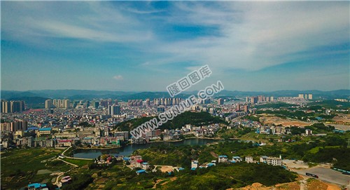 荷叶塘水库 魏源公园方向