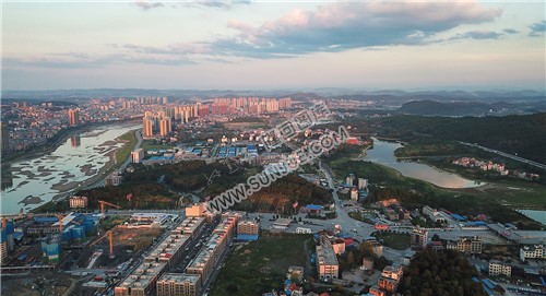 隆回城南工业园方向