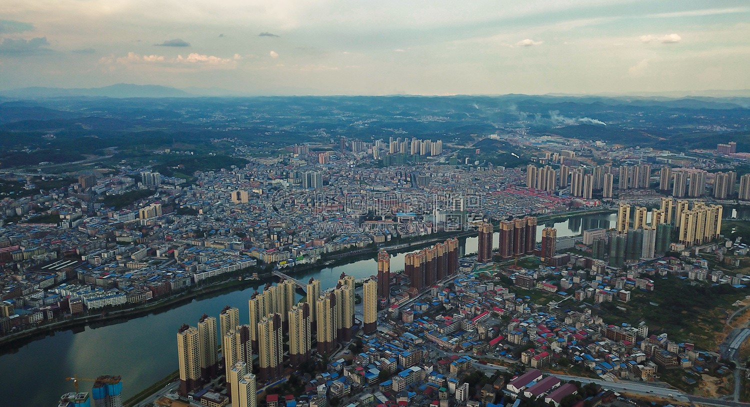 隆回大桥往隆回一中方向