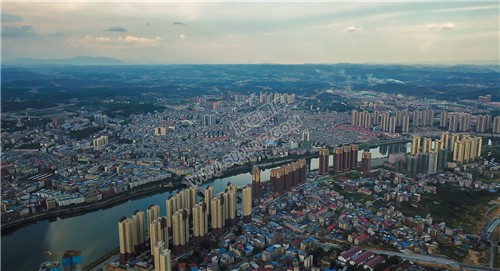 隆回大桥往隆回一中方向